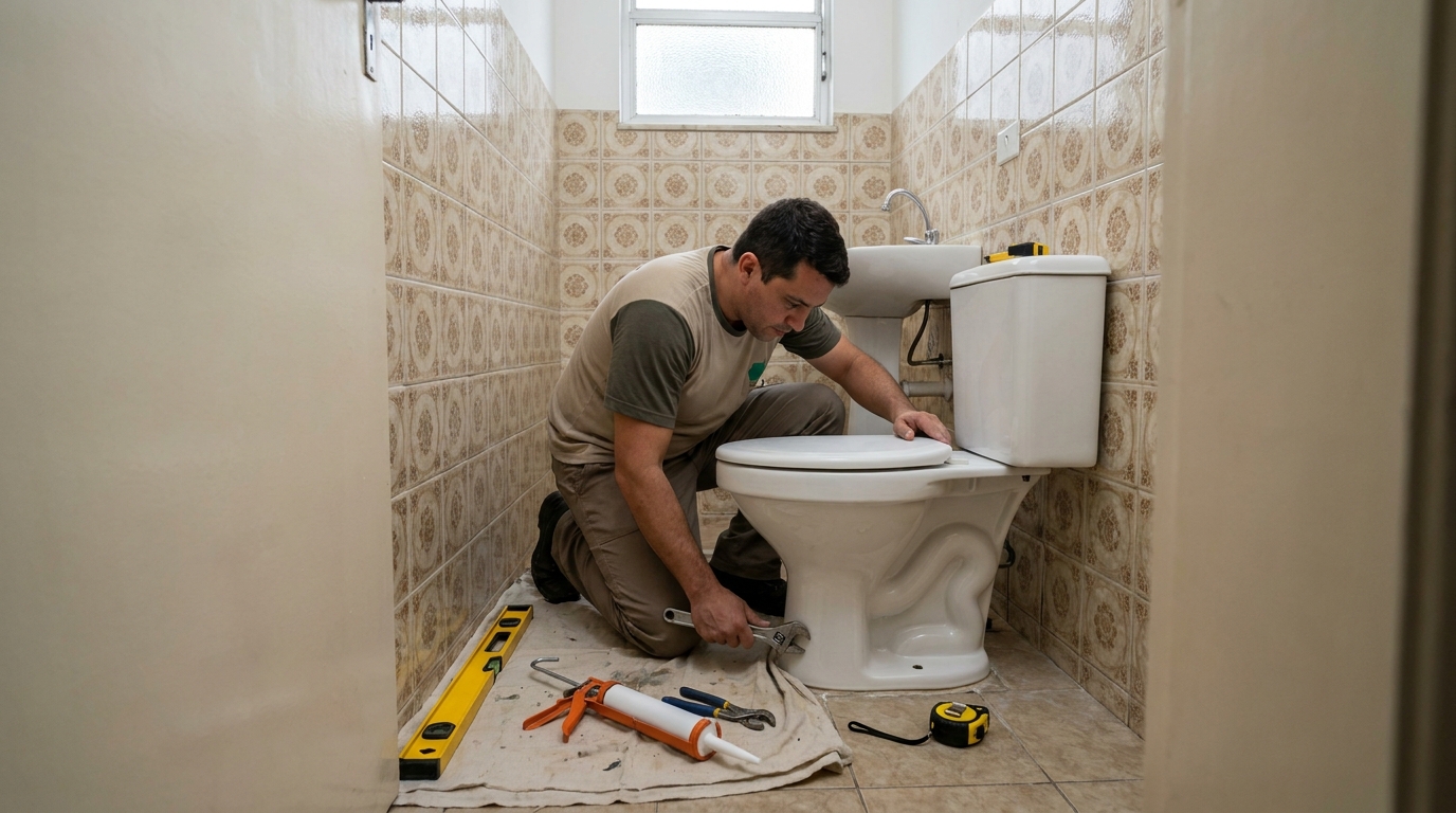 Instalação de Vaso Sanitário em Ipatinga